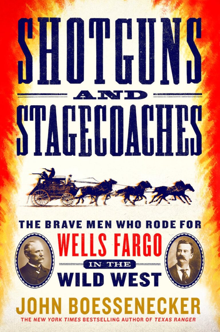 Book cover says Shotguns and Stagecoaches