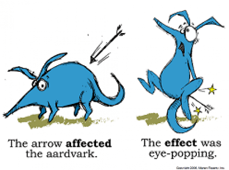 affect effect aardvark