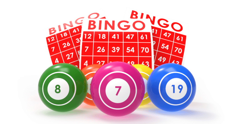 Bingo cards and balls