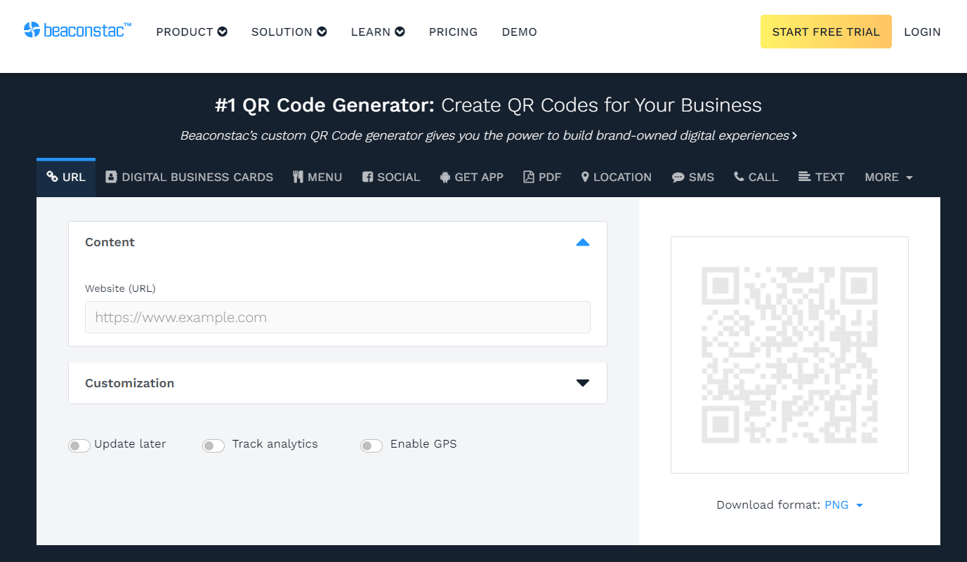 QR code generator