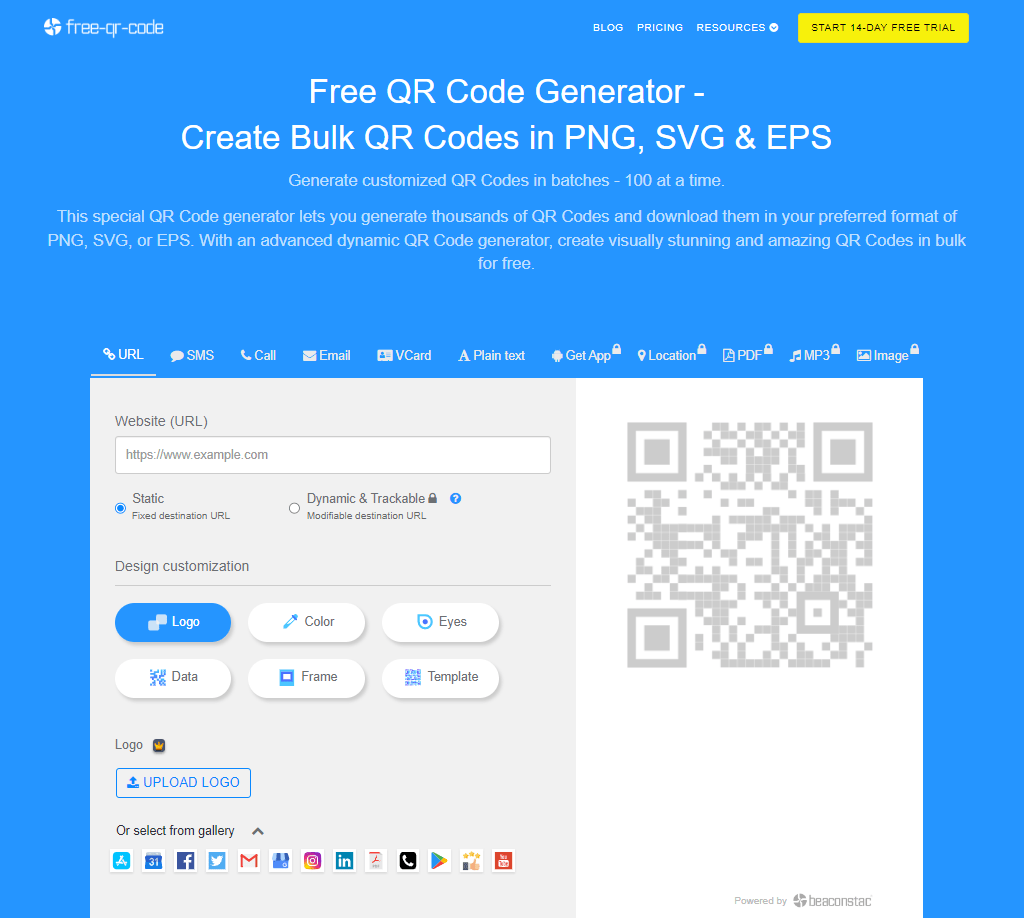 QR code generator