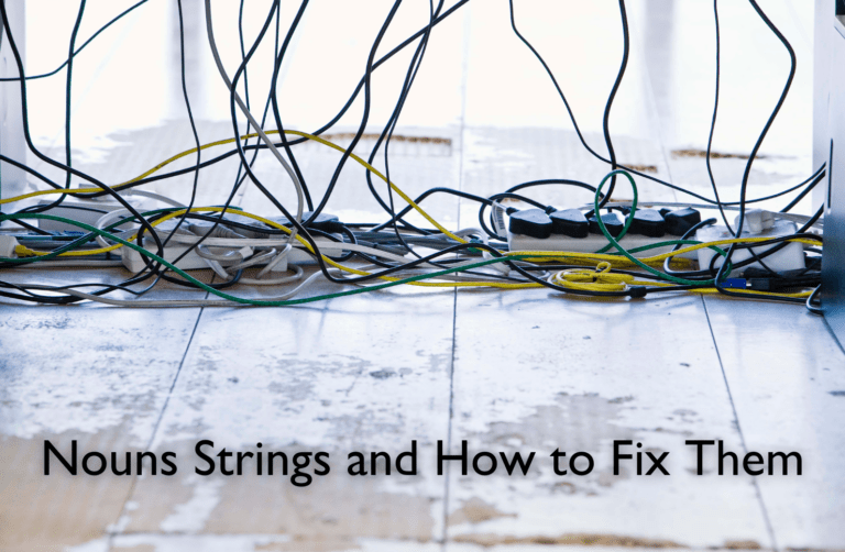 Noun strings and how to fix them - 49