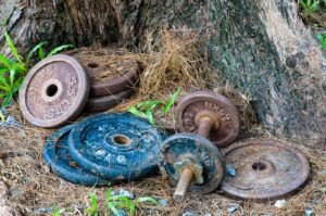 Rusty weights