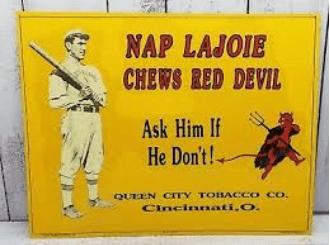 Old baseball Red Devil ad